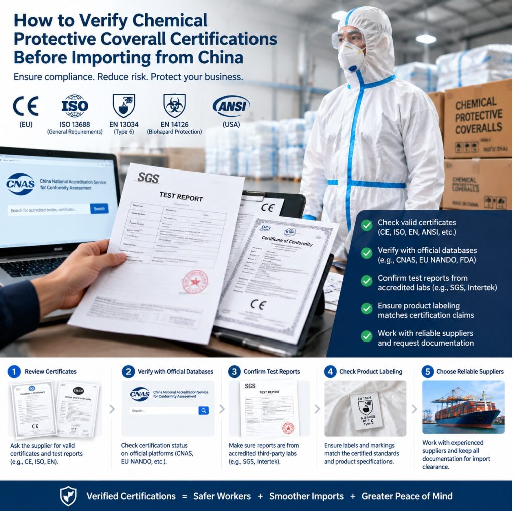 Chemical Protective Coverall 